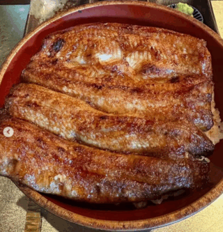 志田未来さんのインスタグラムでの鰻の投稿画像