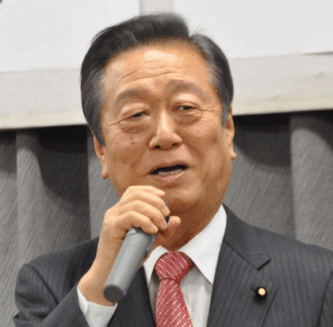 2016年当時のふっくら太ってる小沢一郎さんの顔画像
