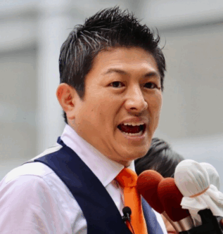 胡散臭いと話題の参政党・神谷宗幣さんの顔画像