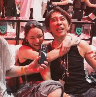 進撃のノアさんと松浦会長の2ショット